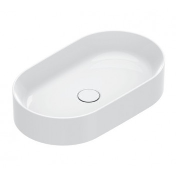 Countertop washbasin Catalano Zero 60x35 cm, without overflow, without hole na baterie - tortora satin