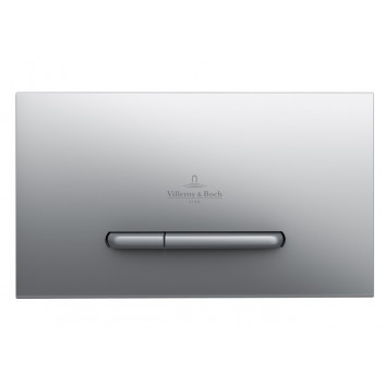 Flushing plate Villeroy&Boch ViConnect chrome, 25,3 x 14,5 mm, 2 zakresowy