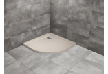 Angle shower tray z wypełnieniem poliuretanowym Radaway DOROS PLUS A 80x80, white