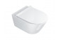 Bowl Catalano Sfera NF hanging, 35x50 cm, bezrantowa, white + soft-close WC seat slim + mocowania