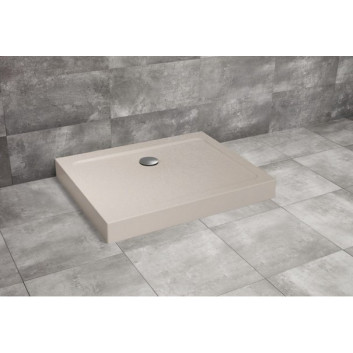 Shower tray rectangular Radaway Doros F, 120x90cm, acrylic, stone antracytowy