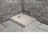 Shower tray rectangular Radaway Doros D Compact, 130x90cm, acrylic, stone white