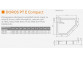 Pentagonal shower tray lewy with cover Radaway Doros PT E Compact 100x80cm white