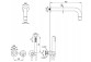 Bath tap Deante Silia 4-hole concealed - brushed steel