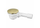 Bathtub overflow Vedo Classic II with pop-up waste - black mat