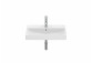 Washbasin wall mounted double Roca Ona, 120x46 cm, 2 otwory na baterie, overflow, white