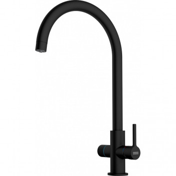 Kitchen faucet Franke Lina XL , height 350mm, obrotowa spout, kamienny szary