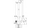Kitchen faucet Franke Lina XL , height 350mm, obrotowa spout, kamienny szary