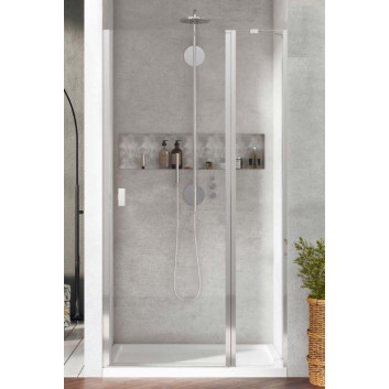 Door shower Radaway Nes KDS II 120, left, 1200x2000mm, silver profil