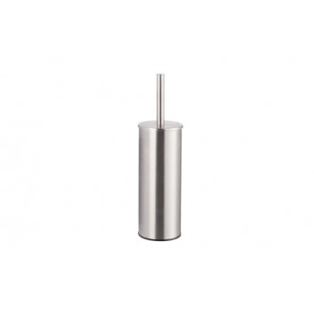 Brush WC Stella Classic tall hanging metalowy container wkład of plastic, brushed steel