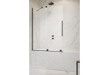 Parawan nawannowy Radaway Furo Gold PND II, prawy, glass transparent, 100x150cm, przesuwny, gold profil