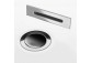 Corner bathtub freestanding Corsan Intero 150 x 74,5 cm white, montaż prawostronny, korek klik-klak chrome