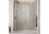 Door sliding walk-in Radaway Furo, right, with wall, 160x200cm, glass transparent, profil chrome
