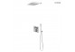 Set Oltens Onega (S) concealed mixer with head shower 25 cm Vindel (S)i kompletem shower Sog chrome 36621100