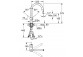 Kitchen faucet with pull-out spray GROHE Minta 1/2", single lever - brushed warm sunset
