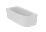  Corner bathtub Ideal Standard Hotline New 160x90 cm, left - white shine