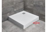 Panel Radaway 140 cm do shower tray Argos C lub D with cover - white
