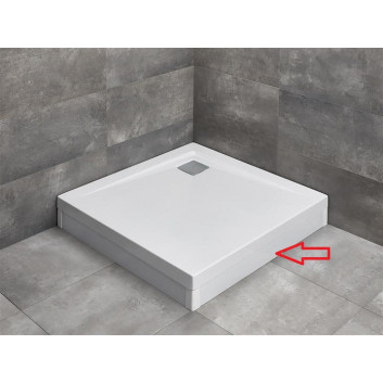 Panel Radaway 140 cm do shower tray Argos C lub D with cover - white