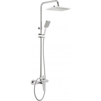 Overhead shower with mixer wannową, Deante Tubo, chrome