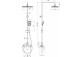 Overhead shower with mixer wannową, Deante Tubo, chrome