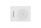 Overhead shower Tres concealed 50x50 cm, ceiling - white mat