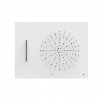 Overhead shower Tres concealed 50x50 cm, ceiling - white mat