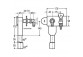 Viega siphon concealed for washbasin (model 5633.1) 