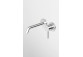 Washbasin faucet Zucchetti Pan concealed 2-hole, white matt, gofrowana