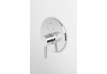 PYTAJ O RABAT !Washbasin faucet Zucchetti Pan S concealed 2-hole, spout 16 cm - czekoladowy szczotkowany PVD