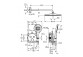 Shower set Grohe Precision Thermostat with head shower Vitalio Rain Mono 310 - chrome