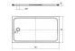 Kaldewei Cayonoplan Shower tray rectangular with the support of polystyrene płaski 90x120 White