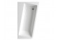 Ravak 10° asymmetric bathtub 160x95 cm left white 