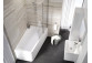 Ravak 10° asymmetric bathtub 160x95 cm left white 