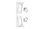 Ravak 10° asymmetric bathtub 160x95 cm left white 