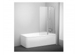 Parawan nawannowy Ravak 100x150 cm, two-piece, movable, wariant prawy, do narożnych wanien 10°