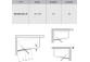 Door shower Matrix MSD2-110, dwuelementowe, 1075-1115 x 1950, satyna + transparent 
