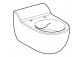 Hanging bowl WC dla dzieci ,washdown model, Geberit Bambini, white
