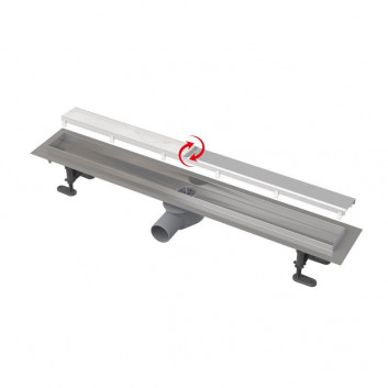 System drain for built-in w ścianie Alcaplast Eden 1050 stainless steel
