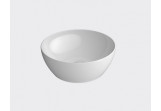 Countertop washbasin GSI Pura round Ø42, without overflow - white
