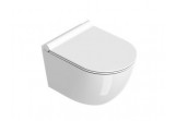 Bowl WC Catalano Sfera 50x35 cm hanging, Silentech (bez kołnierza) - white shine