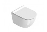 Bowl Catalano Sfera 55x35 cm hanging Silentech (bez kołnierza) - tortora mat