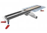 Drainline, pełny set, Wiper New Premium, 500mm, wzór Ponente, finish szlif