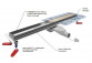 Drainline, pełny set, Wiper New Premium, 500mm, wzór Ponente, finish szlif