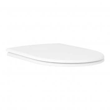 Toilet seat with soft closing, Grohe Euro Ceramics, alpine white