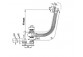 Siphon wannowy z overflow Ravak chrome ClickClack