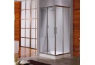 Shower cabin Novellini Lunes A 78-81 cm corner - 1 part, profil chrome, transparent glass