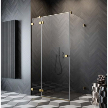 Door cabins prysznicowej Radaway Essenza 8 KDJ 100, left, 1000x2000mmm, glass transparent, gold szczotkowane