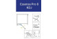 Door cabins prysznicowej Radaway Essenza 8 KDJ 100, left, 1000x2000mmm, glass transparent, gold szczotkowane