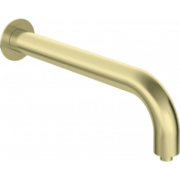 Spout bath Deante Cascada wall mounted, składana 23 cm - gold szczotkowane