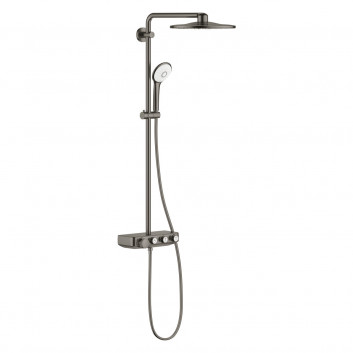 Shower set Grohe Euphoria SmartControl System 310 Duo with thermostat, hard graphite